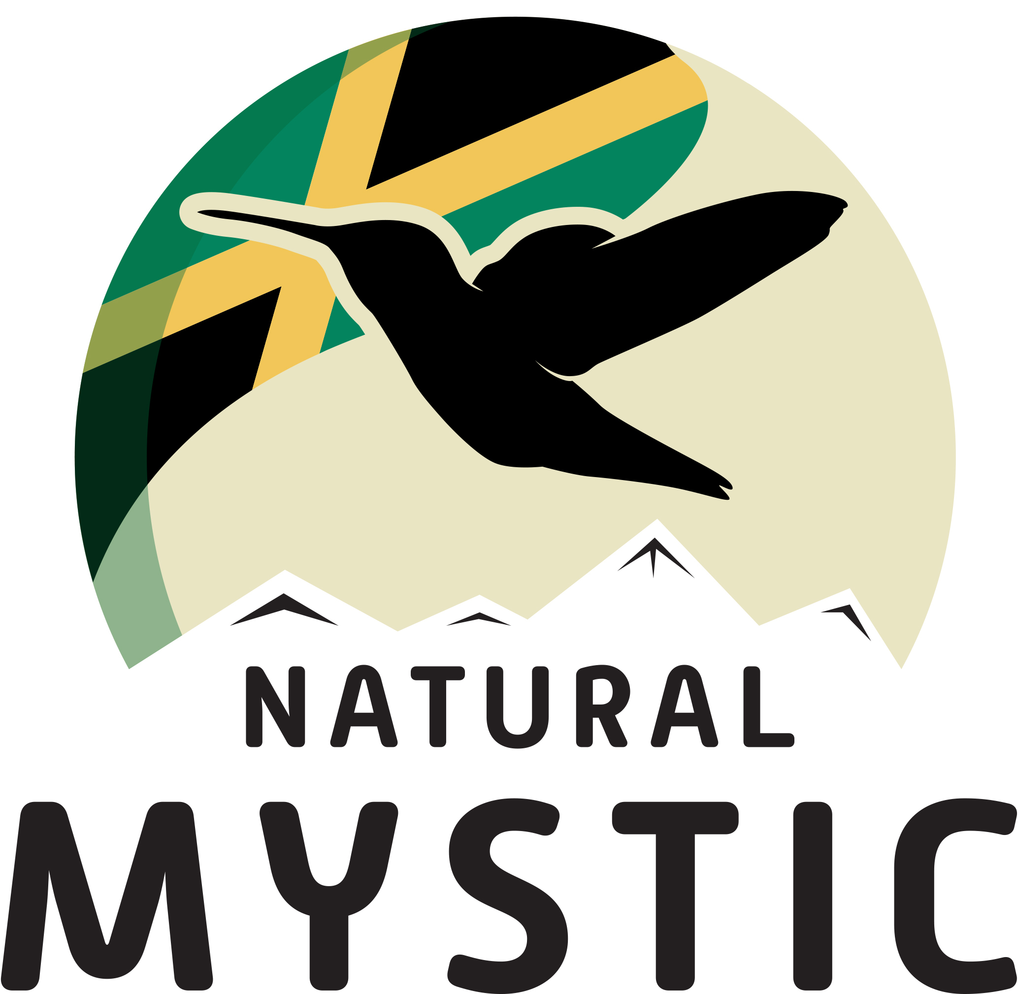 Natural Mystic Black Text