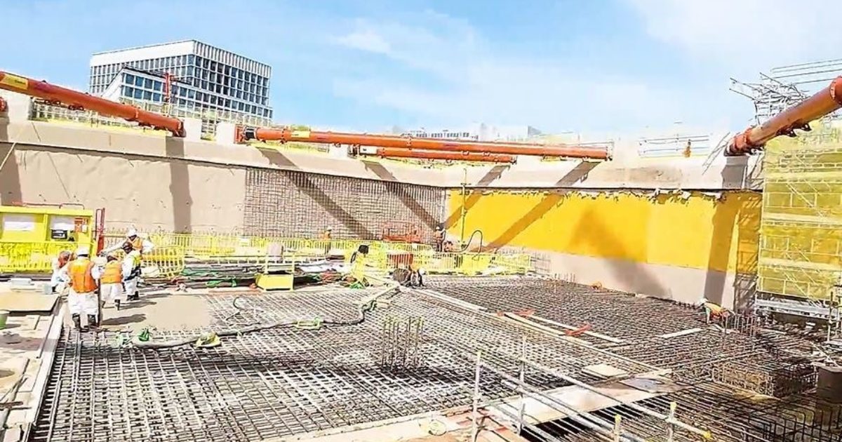 Careys concrete pour at Imperial basement | Careys