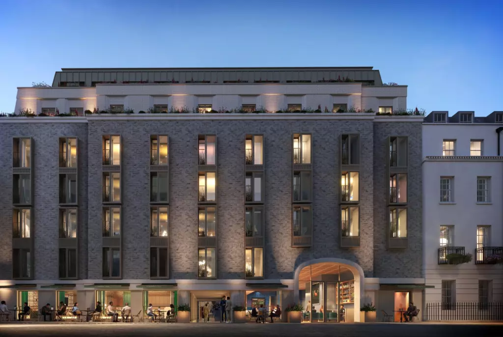 The Shepherd Mayfair at Dusk